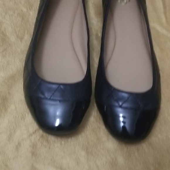 Ann Taylor Laddy Quilted Leather Ballet Flats NWT $44 - Picture 3 of 9
